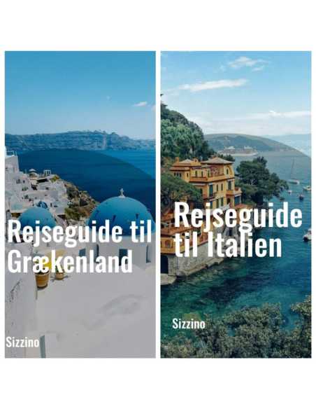 Pakketilbud: Rejseguide til Grækenland & Rejseguide til Italien