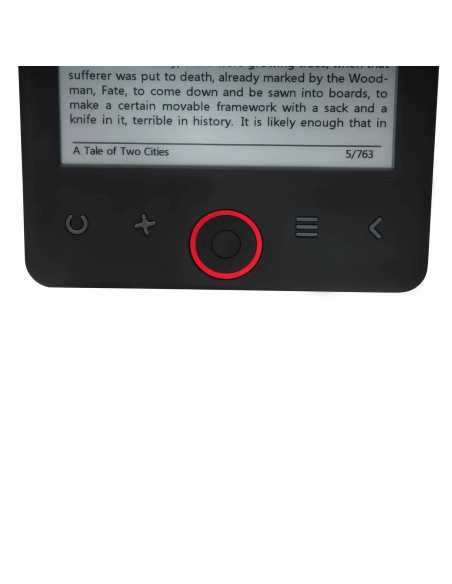 DENVER EBO-626 6" 4GB Sort e-bogslæser + 2 gratis valgfri bøger